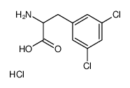 2-AMINO-3-(3,5-DICHLOROPHENYL)PROPANOIC ACID HYDROCHLORIDE structure
