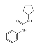 1-cyclopentyl-3-phenyl-urea Structure