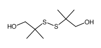 2,2'-dithiobis(2-mercapto-2-methylpropan-1-ol)结构式