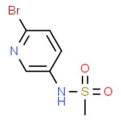 N-(6-bromopyridin-3-yl)methanesulfonamide Structure