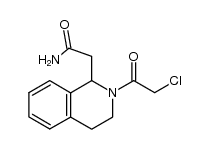 1-Carbamoylmethyl-2-chloroacetyl-1,2,3,4-tetrahydroisoquinoline Structure