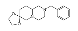 2-Benzyl-7-(ethylenedioxy)octahydro-2H-pyrido(1,2-a)-pyrazine结构式