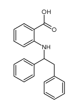 2-(1,2-diphenylethylamino)benzoic acid Structure