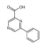 6-苯基吡嗪-2-羧酸结构式