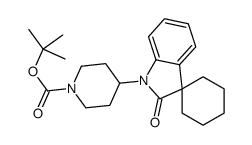 tert-butyl 4-(2'-oxospiro[cyclohexane-1,3'-indole]-1'-yl)piperidine-1-carboxylate Structure