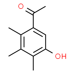 5'-Hydroxy-2',3',4'-trimethylacetophenone结构式