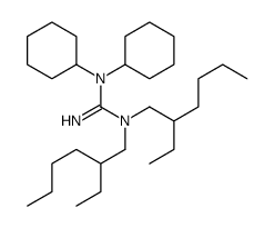 1,1-dicyclohexyl-3,3-bis(2-ethylhexyl)guanidine结构式