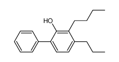 2-butyl-6-phenyl-3-propylphenol Structure