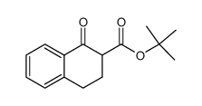 tert-butyl 1-oxo-1,2,3,4-tetrahydronaphthalene-2-carboxylate Structure