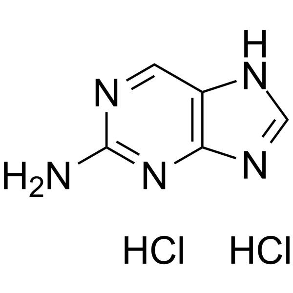 2-Aminopurine dihydrochloride Structure