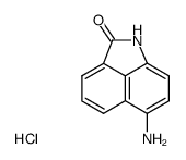6-aminobenz(cd)indol-2(1H)-one hydrochloride Structure
