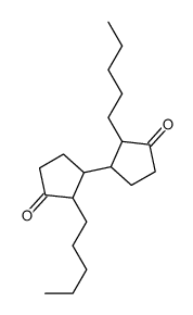3-(3-oxo-2-pentylcyclopentyl)-2-pentylcyclopentan-1-one Structure