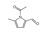 1H-Pyrrole-2-carboxaldehyde, 1-acetyl-5-methyl- (9CI)结构式