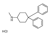 N-methyl-4,4-diphenylcyclohexan-1-amine,hydrochloride Structure