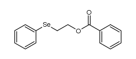 2-(phenylselanyl)ethyl benzoate结构式