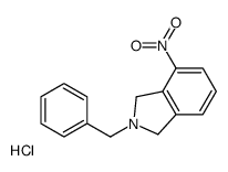 2-BENZYL-4-NITROISOINDOLINE HYDROCHLORIDE Structure