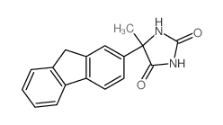 2,4-Imidazolidinedione,5-(9H-fluoren-2-yl)-5-methyl- structure
