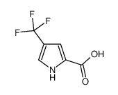 4-(三氟甲基)-1H-吡咯-2-羧酸结构式
