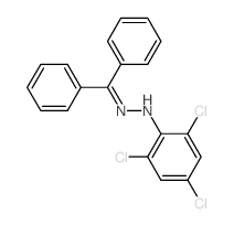 Methanone, diphenyl-,(2,4,6-trichlorophenyl)hydrazone (9CI) structure