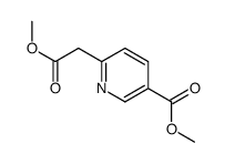 methyl 6-(2-methoxy-2-oxoethyl)pyridine-3-carboxylate结构式
