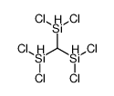 bis(dichlorosilyl)methyl-dichlorosilane Structure