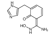 (6E)-6-[amino-(hydroxyamino)methylidene]-2-(1H-imidazol-5-ylmethyl)cyclohexa-2,4-dien-1-one Structure
