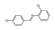 2-chloro-N-(4-chloro-benzyliden)-aniline结构式
