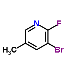 3-Bromo-2-fluoro-5-methylpyridine structure