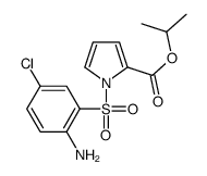 propan-2-yl 1-(2-amino-5-chlorophenyl)sulfonylpyrrole-2-carboxylate Structure