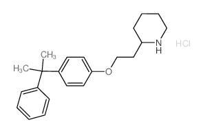 2-{2-[4-(1-Methyl-1-phenylethyl)phenoxy]-ethyl}piperidine hydrochloride结构式