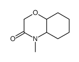 2H-1,4-Benzoxazin-3(4H)-one, hexahydro-4-Methyl-, trans- (9CI)结构式