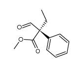 (R)-methyl 2-formyl-2-phenylbutanoate Structure