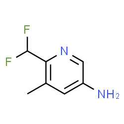 6-(Difluoromethyl)-5-methylpyridin-3-amine Structure
