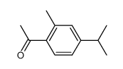 4-isopropyl-2-methylacetophenone Structure