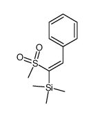 (Z)-trimethyl(1-(methylsulfonyl)-2-phenylvinyl)silane结构式