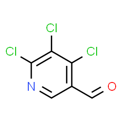 2,3,4-Trichloro-5-formylpyridine Structure