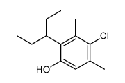 4-chloro-3,5-dimethyl-2-pentan-3-ylphenol Structure