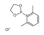 1-(1,3,2-dioxaphospholan-2-yl)-2,6-dimethylpyridin-1-ium,chloride Structure