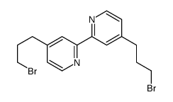 4-(3-bromopropyl)-2-[4-(3-bromopropyl)pyridin-2-yl]pyridine Structure