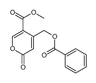 methyl 4-(benzoyloxymethyl)-6-oxopyran-3-carboxylate Structure