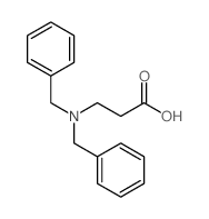 b-Alanine, N,N-bis(phenylmethyl)- structure