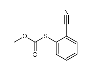 S-Methoxycarbonyl-2-cyan-thiophenol Structure