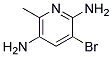 3-BROMO-6-METHYL-PYRIDINE-2,5-DIAMINE Structure