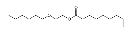 2-hexoxyethyl nonanoate结构式