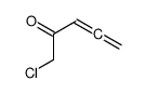1-Chloro-3,4-pentadien-2-one结构式