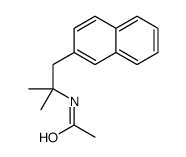 N-(2-methyl-1-naphthalen-2-ylpropan-2-yl)acetamide Structure