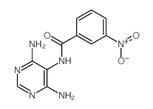 Benzamide,N-(4,6-diamino-5-pyrimidinyl)-3-nitro- Structure