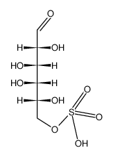 D-Galactose, 6-(hydrogen sulfate)结构式