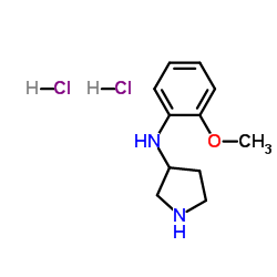 (2-methoxy-phenyl)-pyrrolidin-3-yl-amine结构式
