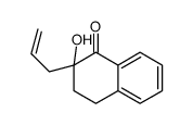 2-hydroxy-2-prop-2-enyl-3,4-dihydronaphthalen-1-one结构式